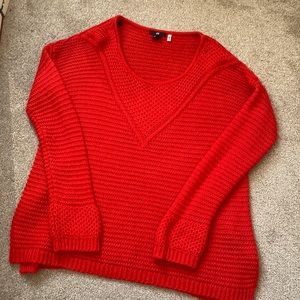 Knitted Sweater Red